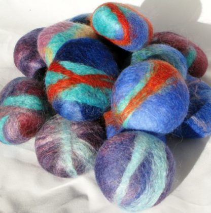 colored wool soaps