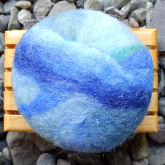 Holiday spice felted soap